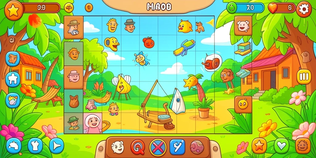 Tampilan awal 7GAME yang menarik dan penuh warna.