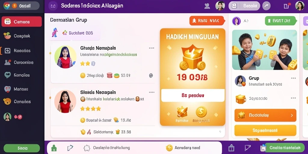 Tampilan awal yang menarik dengan grafis yang memukau.