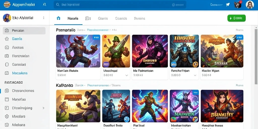 Screenshot menunjukkan tampilan antarmuka yang menarik dan mudah dinavigasi.