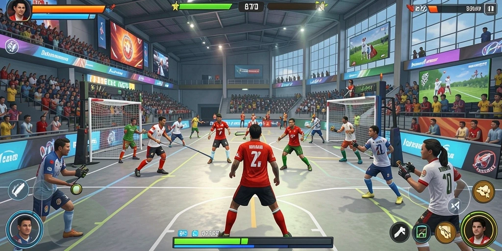 Tampilan awal yang menarik dengan pilihan karakter yang beragam.